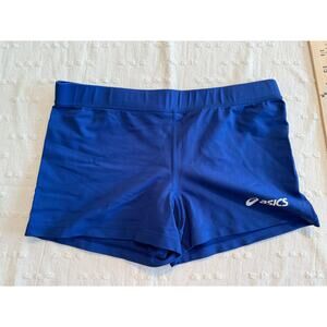 Asics Women’s Blue Compression Volleyball Shorts - Size S/P (Made in USA)